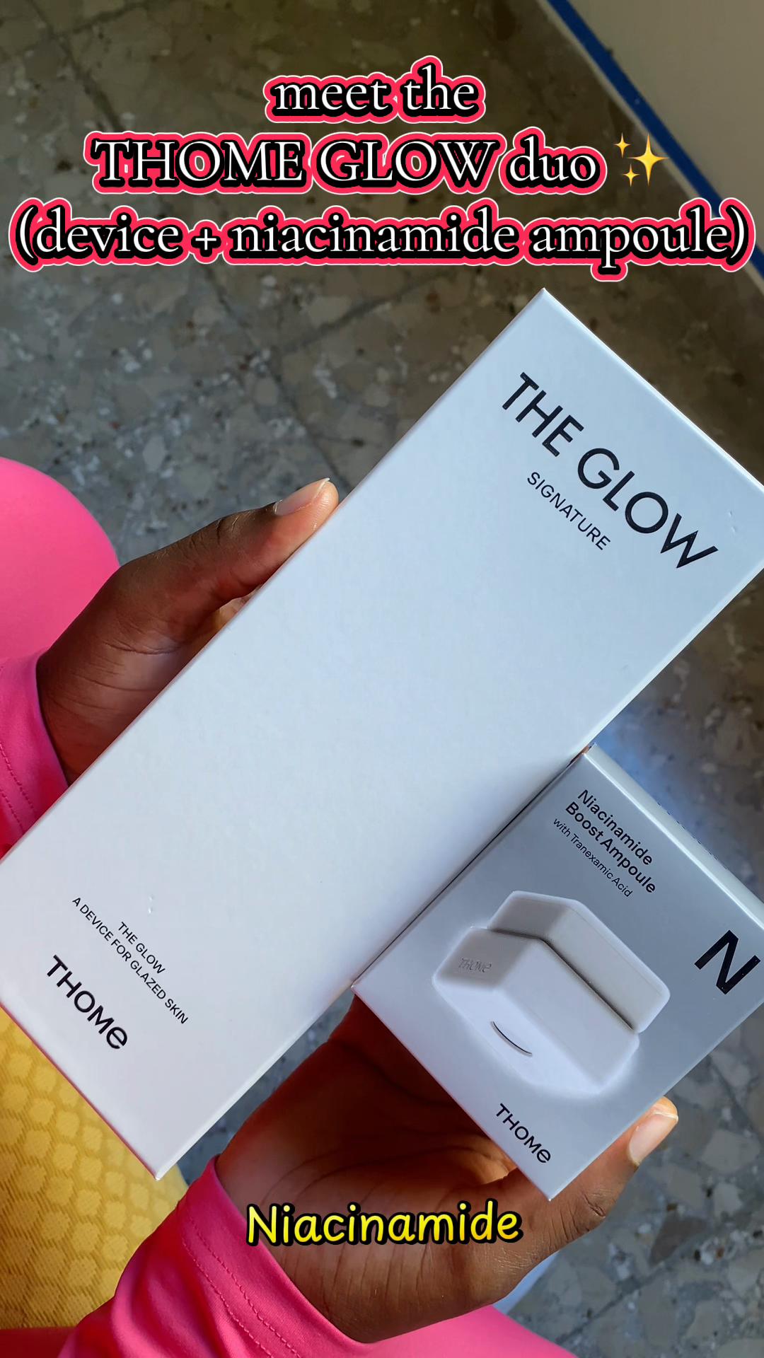 The glow starts with consistency ✨🤍 I’ve been trying the THOMe Glow Signature Device together with the Niacinamide B...