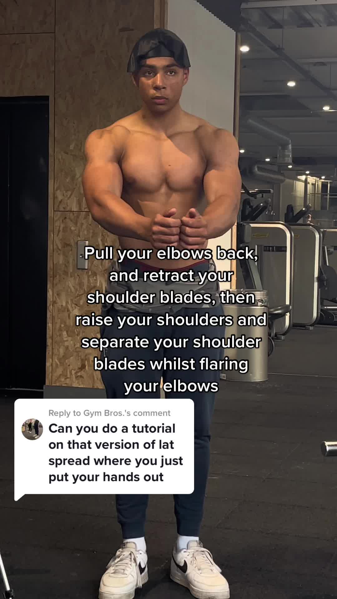 Replying to @Gym Bros. #screammovie this one is easier than the regular lat spread#fyp #trending #viral #StumbleToVic...