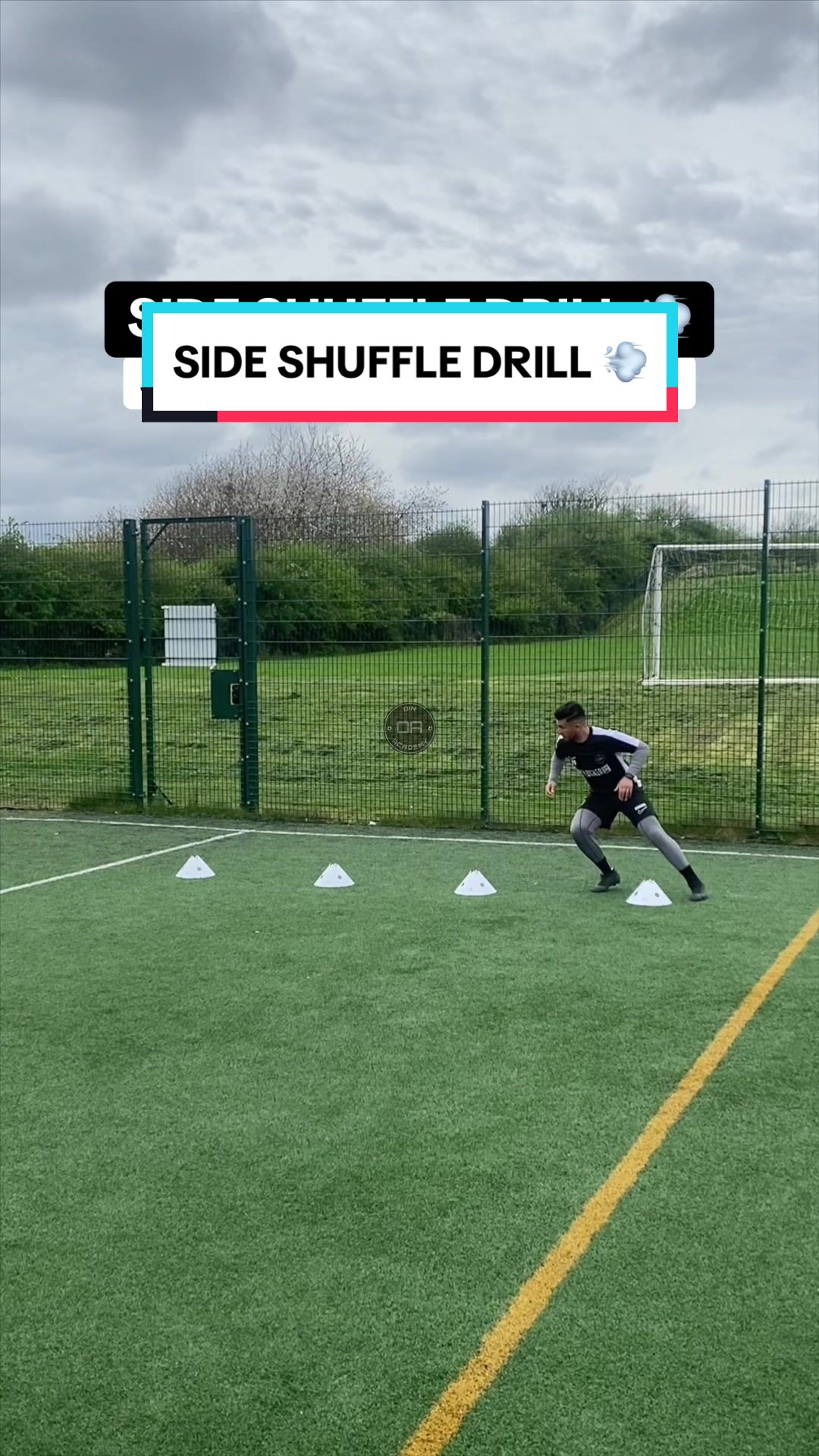 SIDE SHUFFLE DRILL 💨 • 3 SETS (30 SECONDS PER SET) @Din.Academy x @Kitlocker FOLLOW FOR DAILY CONTENT ✅ #DinAcademy...