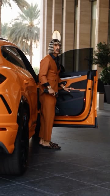 Matched the car. Not the crowd. 🐯🧡 #higgsfield #higgsfieldpartner