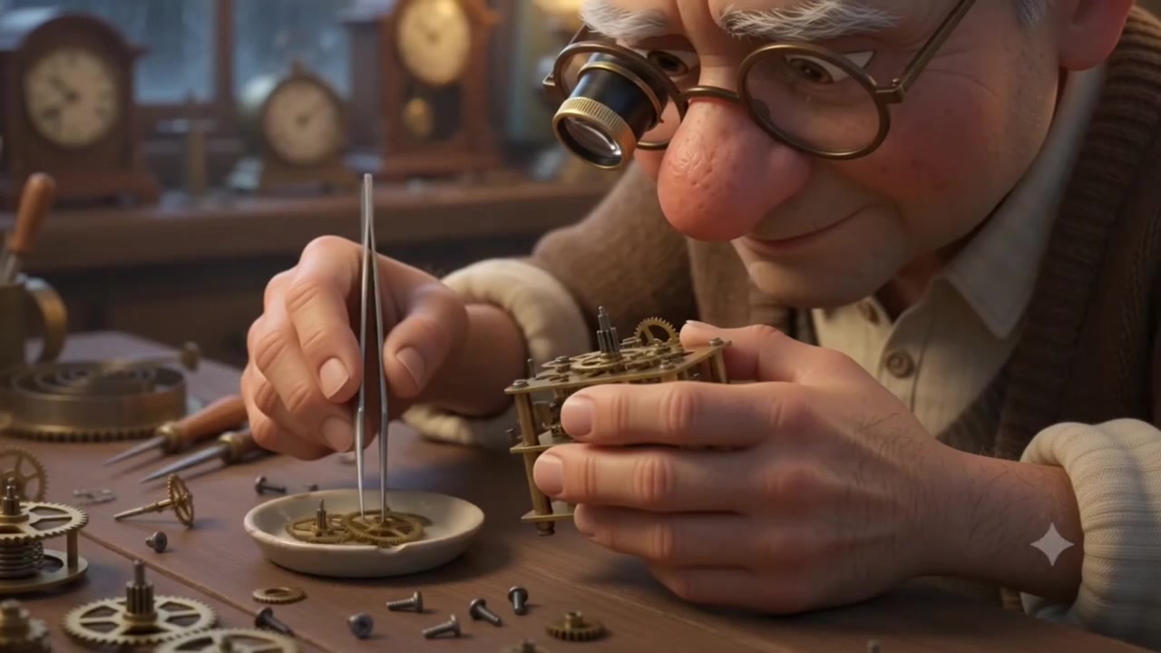 The clockmaker #ai #fyp #aivideos #viralvideo @Disney