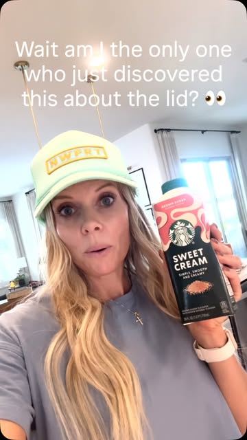 Okay, I just discovered that the lid is actually the perfect way to measure one serving… and honestly, this creamer t...