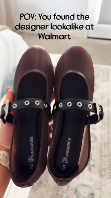 Okay but these Walmart flats?! 👀🤍 I’ve been seeing the Miu Miu mesh ballerina look everywhere, and when I spotted t...
