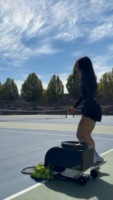 New tennis partner unlocked @pongbot_sports