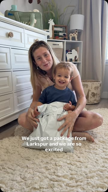 We are so excited to add these pjs and sleep sack from @larkspurbabylove #bamboopajamas #pjs #sleepsack #boymom #bedtime