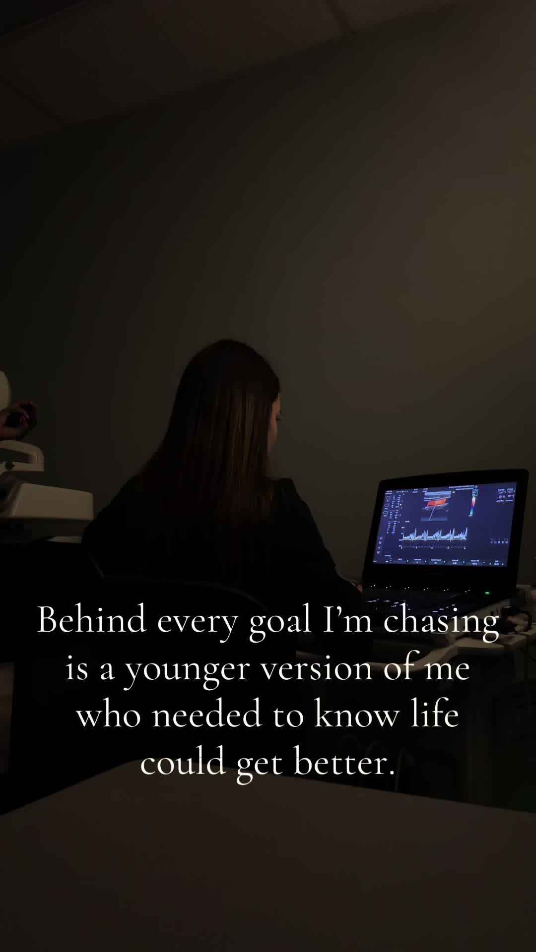 Just want to make little me proud 🫶 #sonography #student #goals #fyp