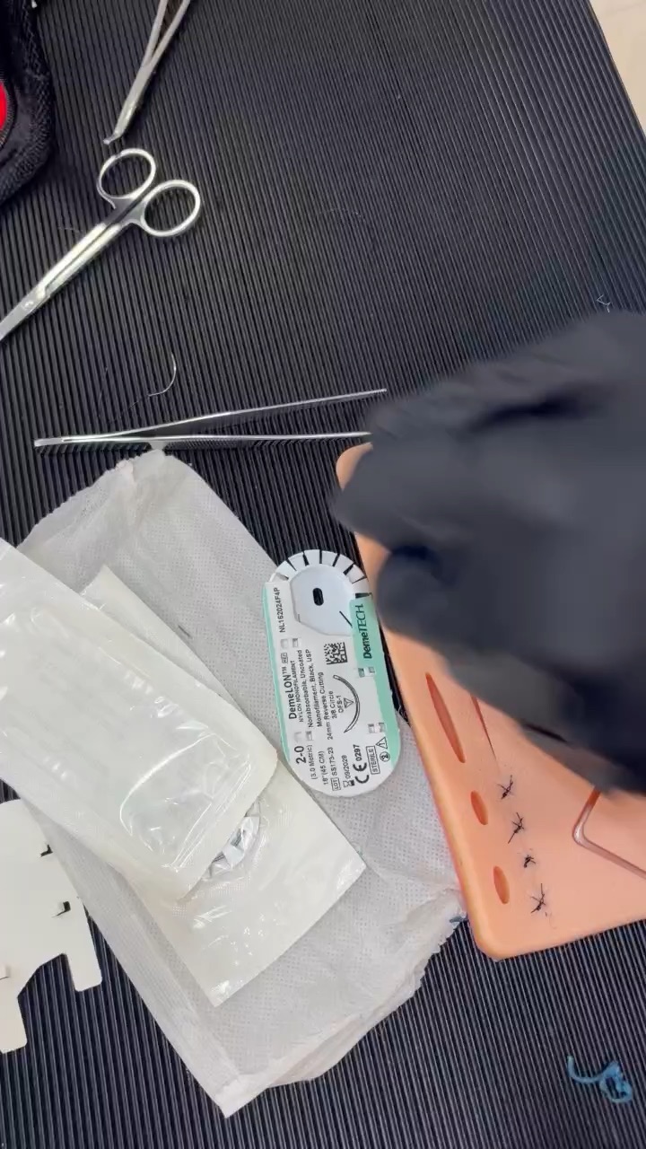 “ X “ suture technique