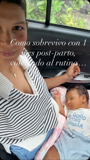 De regreso a la rutina y el trabajo, pero ahora con mi bebé de 1 mes, y para ser sincera, en esta etapa de la materni...