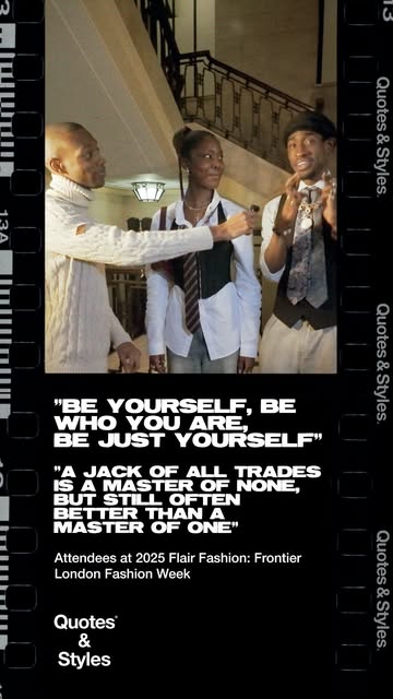 “BE YOURSELF, BE WHO YOU ARE, BE JUST YOURSELF” @hillaryagyen “A jack of all trades is a master of none, but still of...