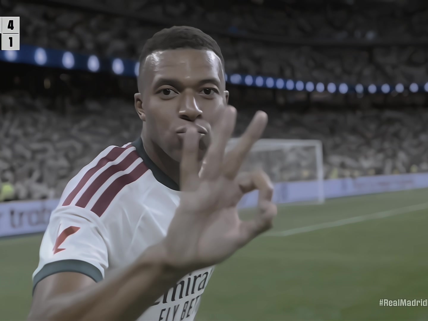 هاتريك أمبابي اليوم 💀🔥! #fyp #foryoupage #ريال_مدريد #realmadrid #mbappe