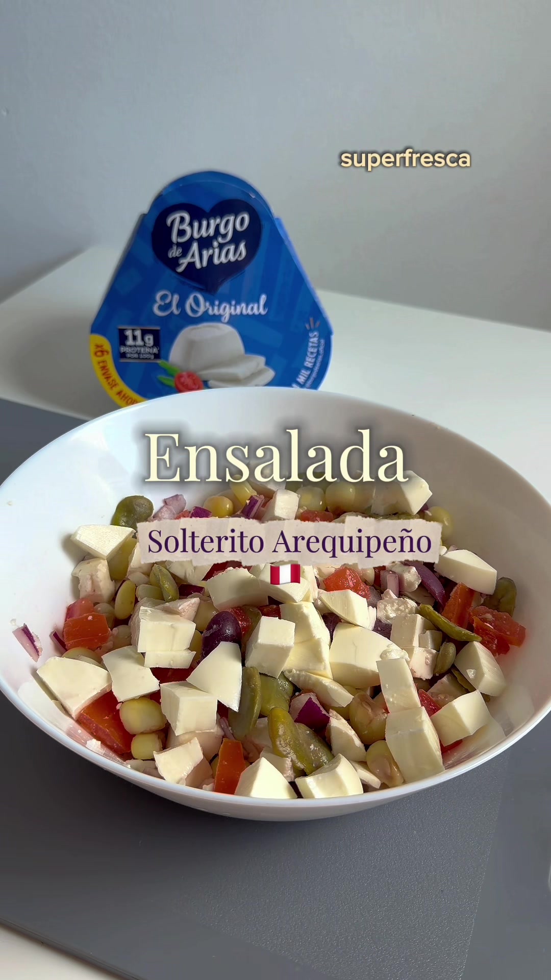 #publi Preparamos solterito Arequipeño @Burgo de Arias #burgodeariasinspiramilrecetas #recetasconburgodearias #comida...