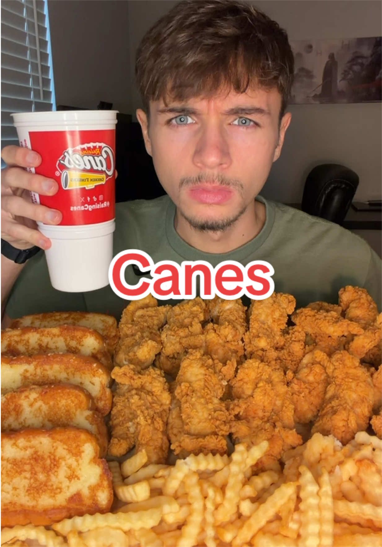 Small @Raising Cane's lunch #fyp #mukbang #mukbangasmr #food #chicken
