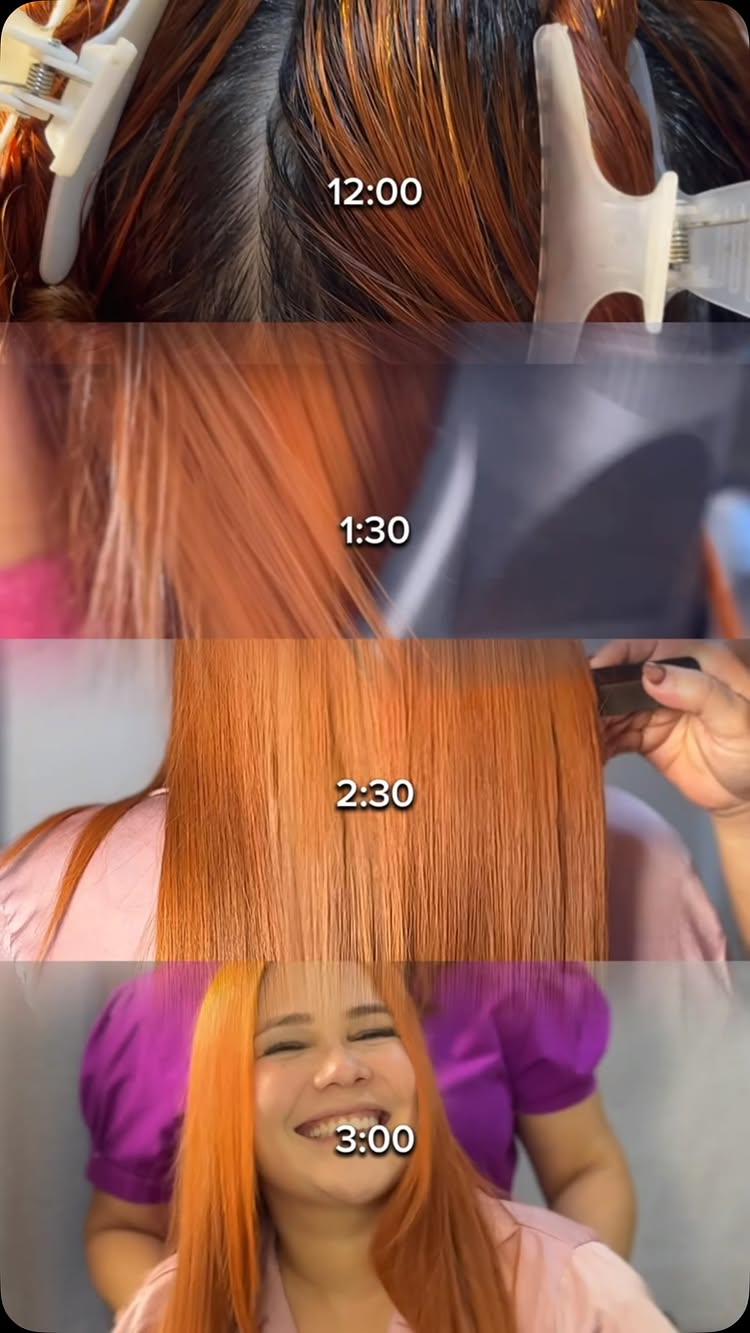 Un tono espectacular solo luce bien en un cabello sano. Hoy le dimos vida a este cobrizo con un combo de retoque, hid...