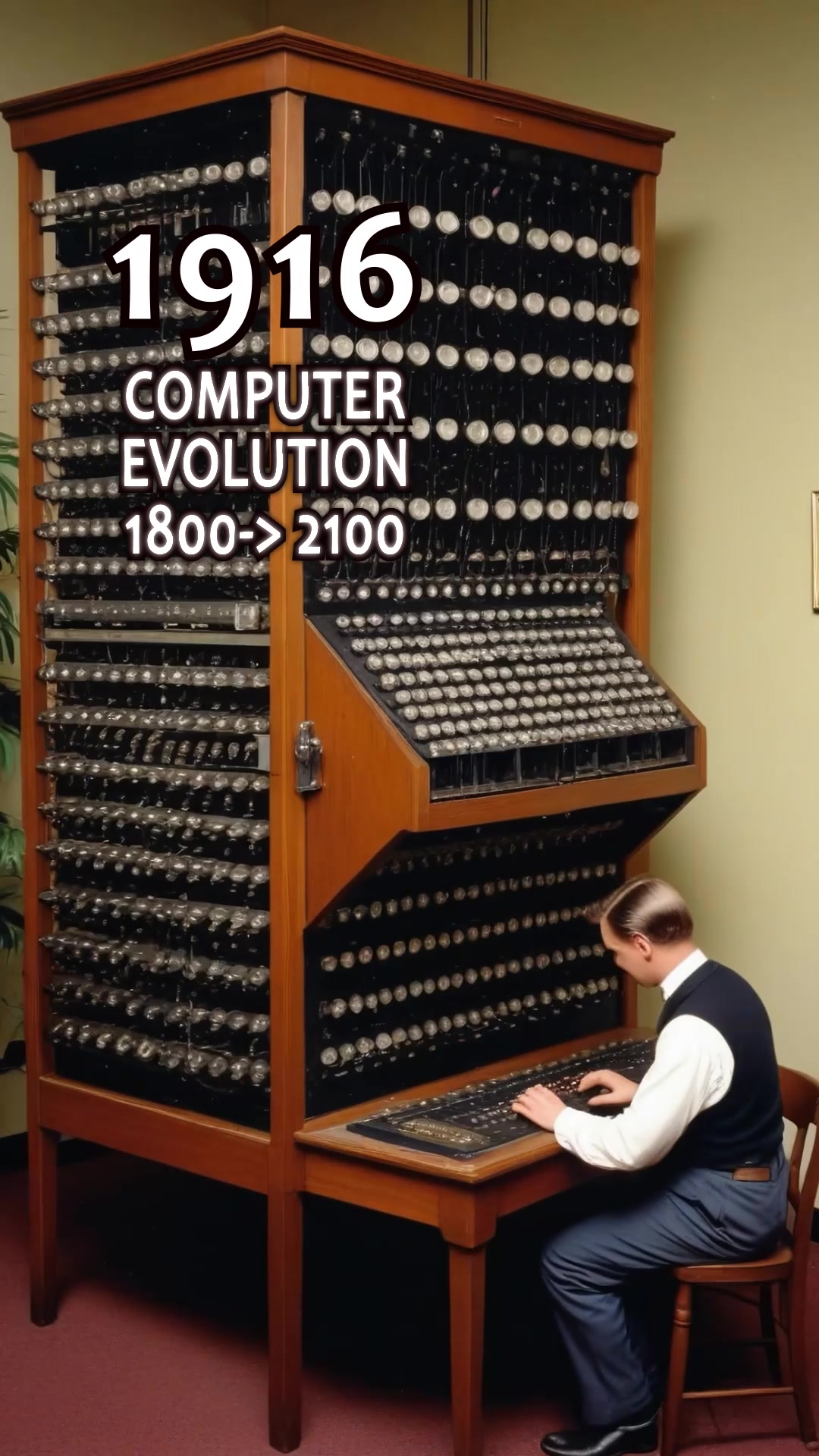 Computer evolution made with AI. This is a computer describing itself 🤯 #evolution #ai #future #computer