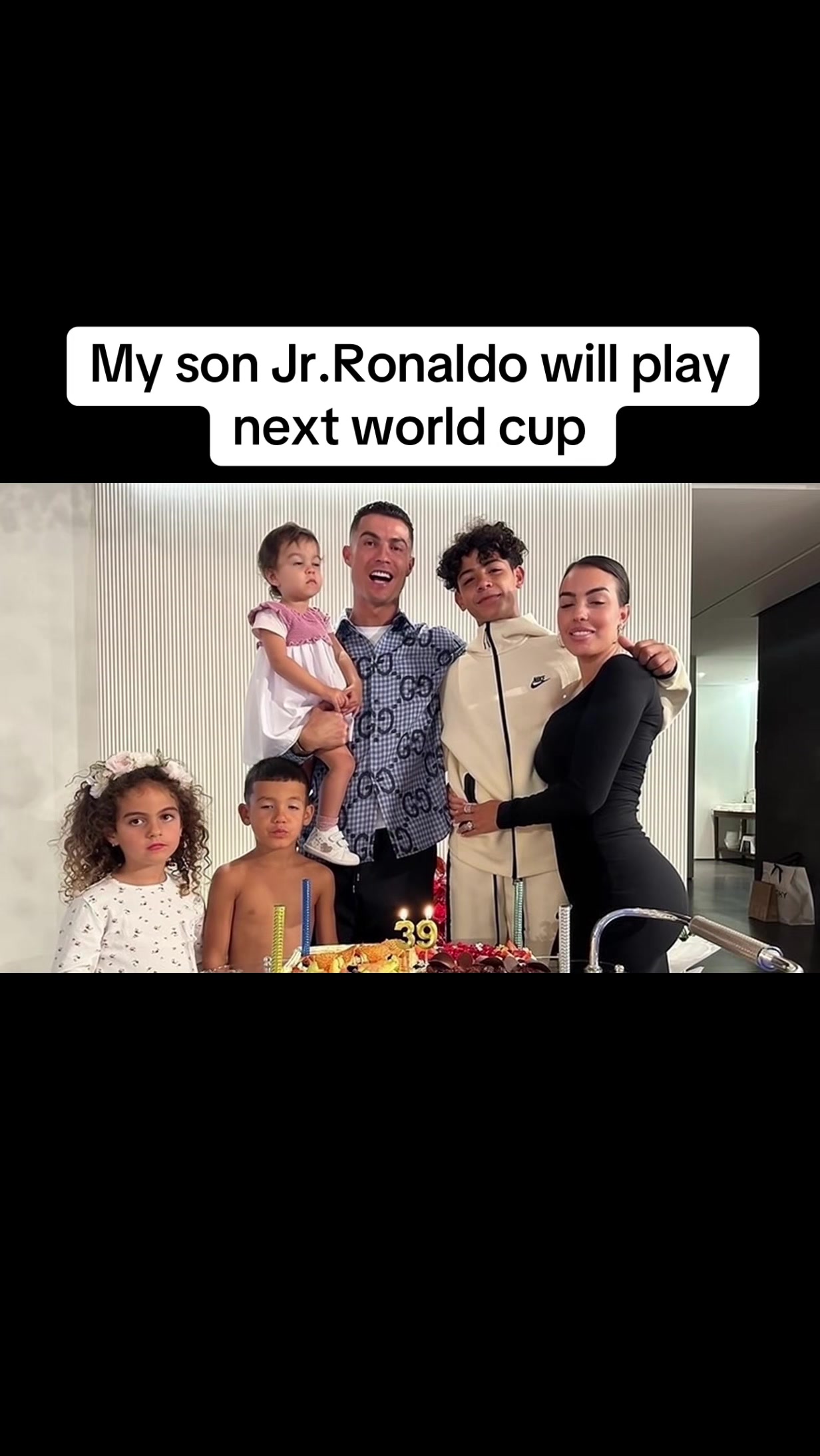 My son will play next worlcup after my retirement 🖤 #ronaldo_fans #cr7cristianoronaldo #ronaldo7 #viral #portugal🇵🇹