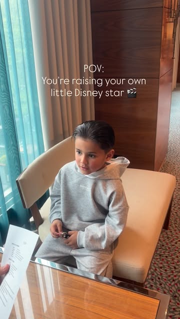 So excited for this journey ✨ I mean… we already have a main character at home 😄🏰 #futurestar #dreambig #disney
