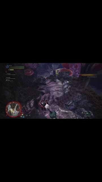 Pink Rathian tried to run, but I was there. #funny #monsterhunter #monsterhunterworldiceborne❄️ #monsterenergy