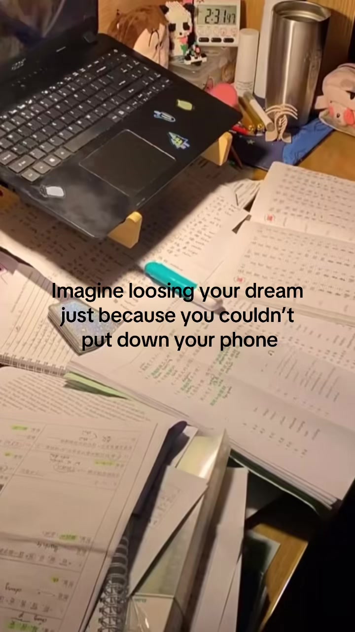 Just put down your phone and start working. #studymotivaton #fyp #viral #youcandothis