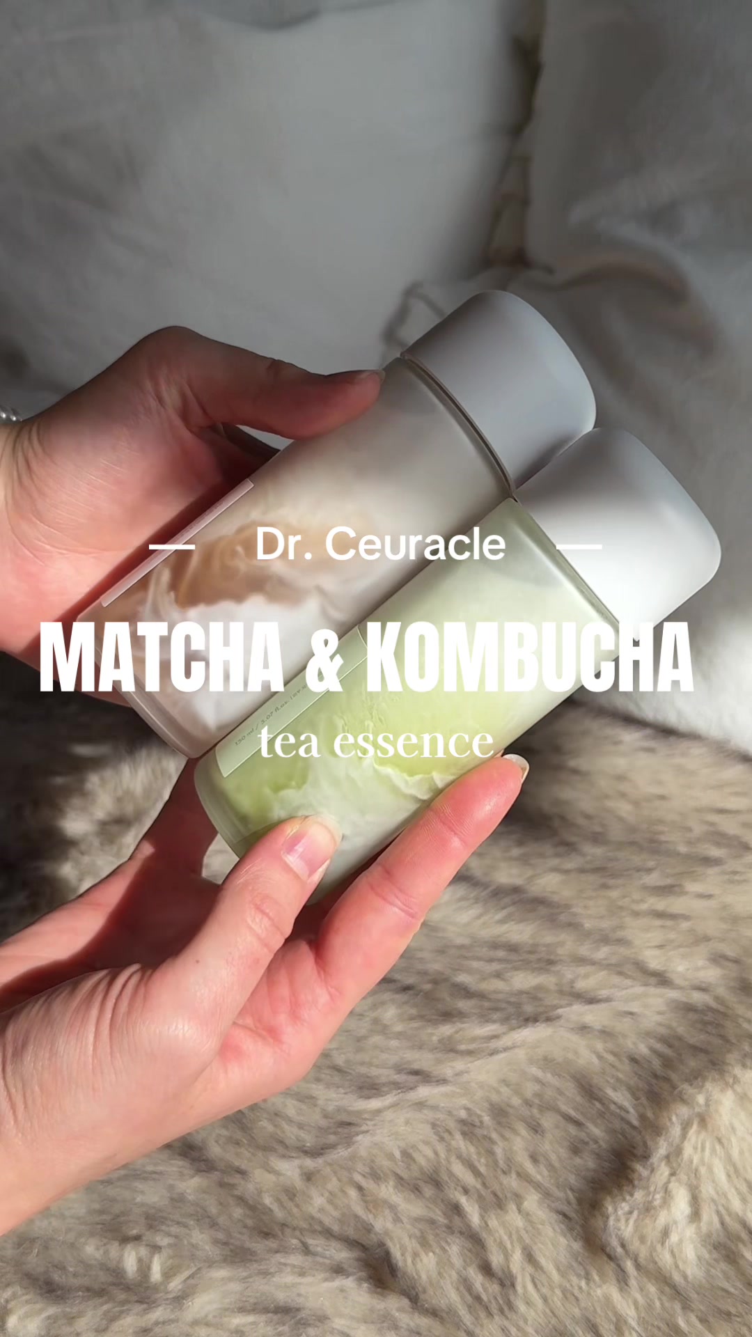 (Ad) Kombucha: hydration, detox, glass skin Matcha: exfoliation, oil control, makeup prep Thanks @Dr.Ceuracle Officia...