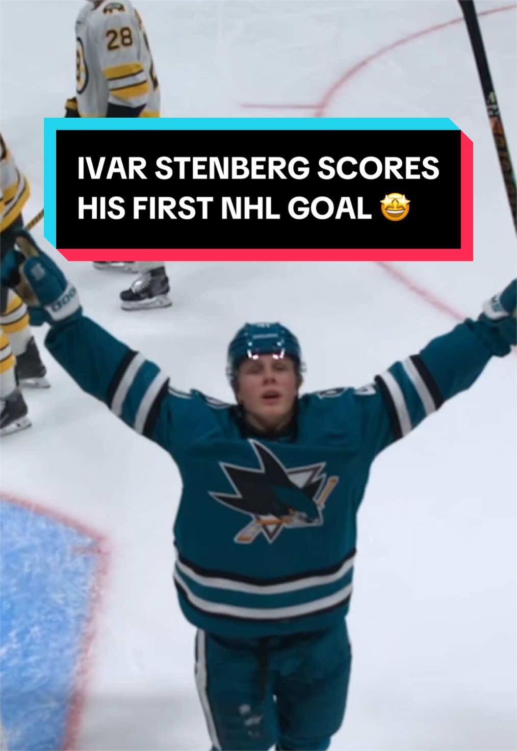ABSOLUTE CINEMA‼️ #NHL #IvarStenberg ##hockey##sports#SanJoseSharks