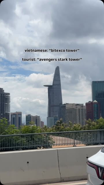 I didn’t know avengers tower was located in HCMC Vietnam🇻🇳 #vietnam #vietnamstreetstyle #theavengers #starktower #s...