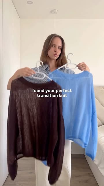 POV: You found the knit that actually works for awkward transition weather 😍 Silk + cashmere, ultra-light and zero i...