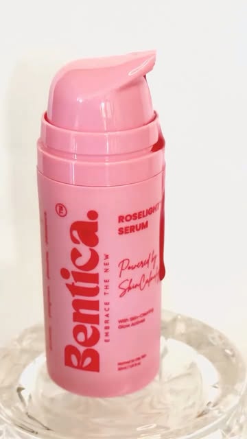 Tried the Bentica Roselight Serum and ngl, I’m kinda loving it 🩷😭 It feels so lightweight on my skin and the packag...