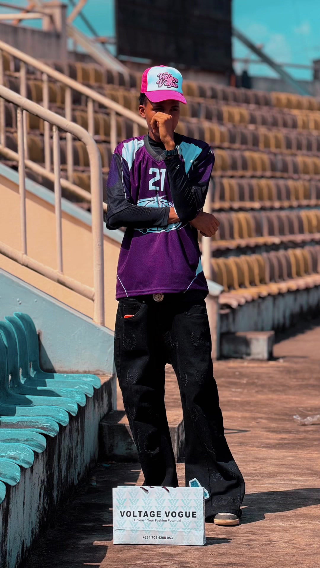 The V21 Jersey 💜👕 hits harder, bold colorway, fearless energy. Not just a fit… it’s a statement. ⁣🟣 V21 👕 🧢 Shop...