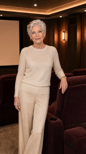 Make yourself at home. Just not in my seat. 🍿 #EleanorSterling #LuxuryHumor