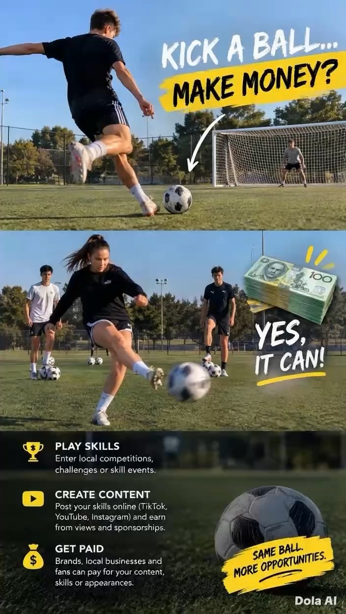 Make money form playing soccer