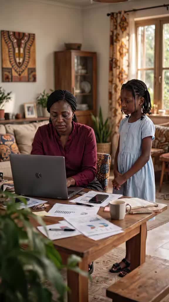 She asked her mother to listen… but “five minutes” kept becoming tomorrow. 💔Would you have kept waiting?#AfricanStor...