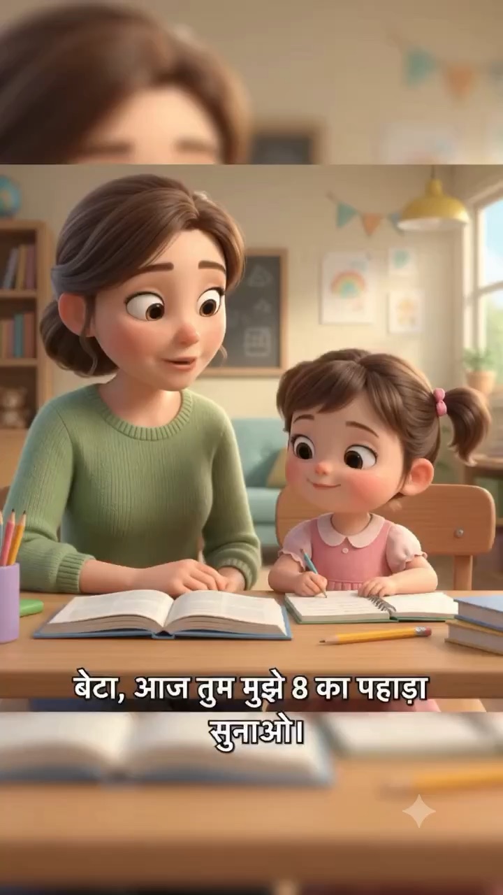 “रुको! 😳 इस छोटी बच्ची ने अपनी माँ के एक सवाल का ऐसा जवाब दिया कि आप भी मुस्कुराए बिना नहीं रह पाओगे ❤️📚”