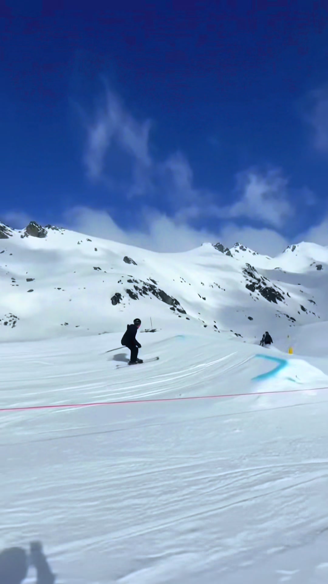 FIRST time ever doing jumps it’s my THRID ever time skiing so don’t hate🫩#tomrae #skiing#ski#winter#jumps