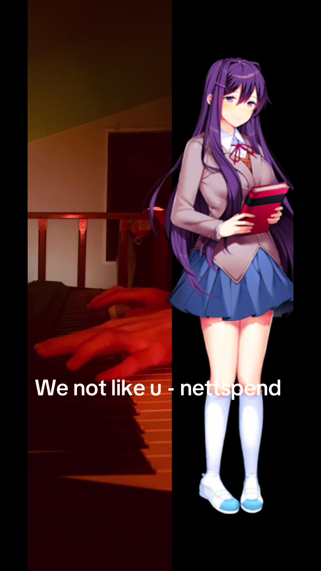 Doki doki ref - yes it’s ass I learnt it in 10 minutes #nettspend#piano#bad