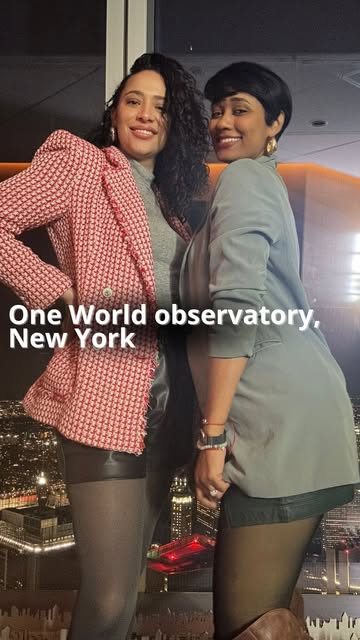 Una noche inolvidable en Nueva York ✨ Desde las alturas del One World Observatory, viendo cómo la ciudad brilla bajo...