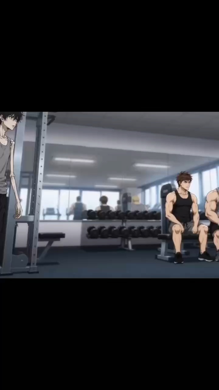 Short anime ( Flaco en el Gym )