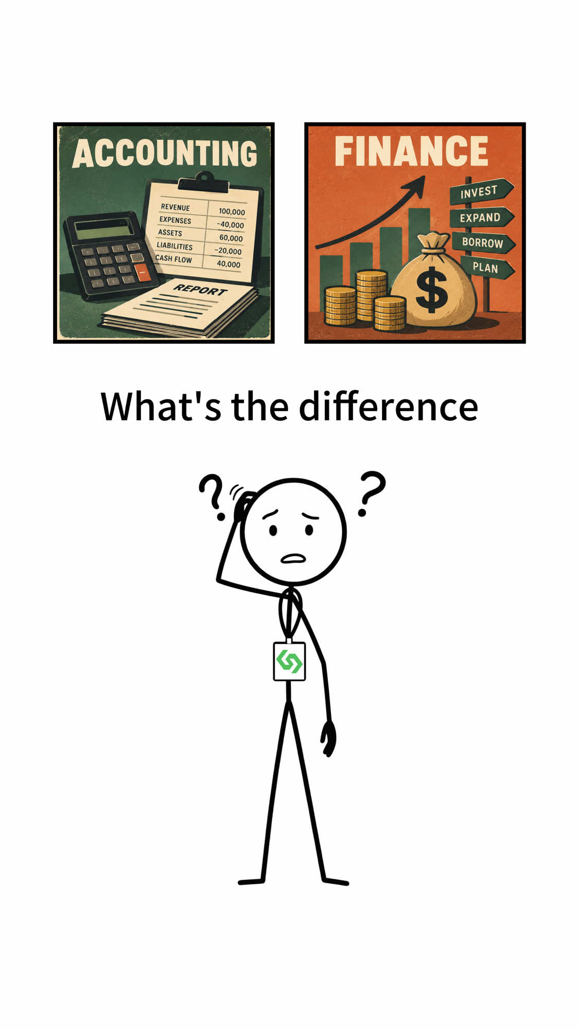 What’s the difference? #finance #knowledge #investment #commercial #accounting