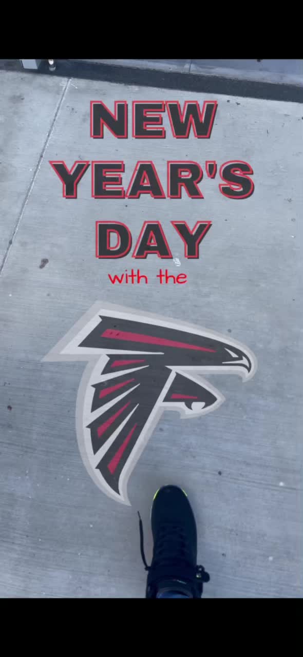 New Year’s Day was Dope! @benjitheguru #atlantafalcons #falcons #2023goals #qtip #adayinthelife #familydayout #filashoes