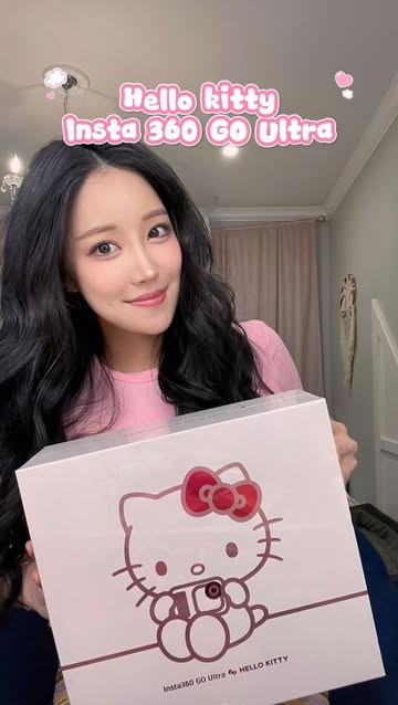 OMG SHE’S SO CUTEEE 🥹🎀 Unboxing the limited edition @insta360 x Hello Kitty collab 💕 Also available in black & whi...