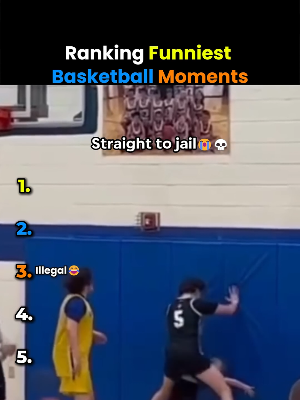 Ranking Funniest Basketball Moments #usa_tiktok #ranking #funniest #basketball #moments