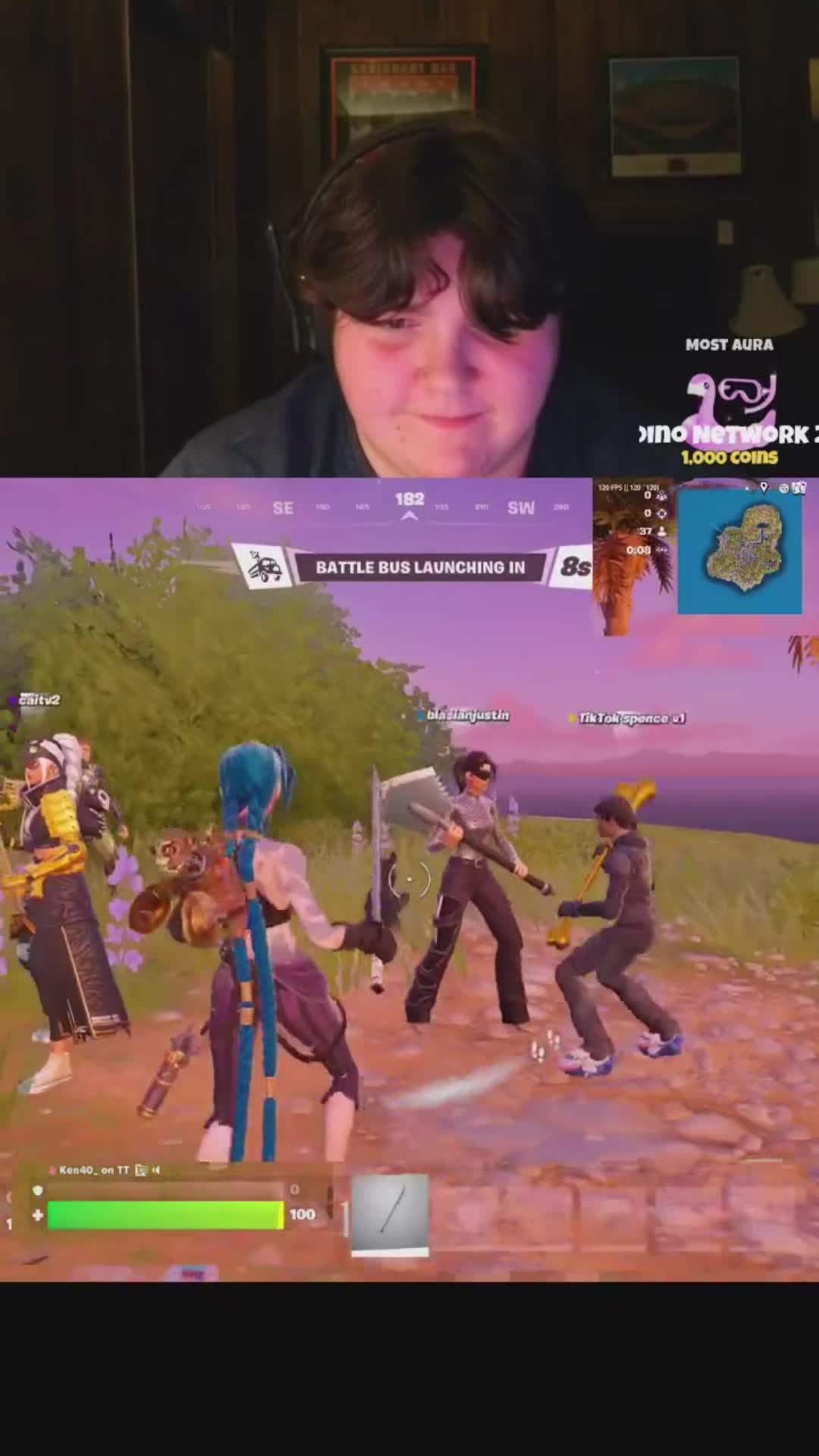 Slowly becoming a Fortnite streamer… #livehighlights #fortnite #liveontiktok #viral #fortnitefunny