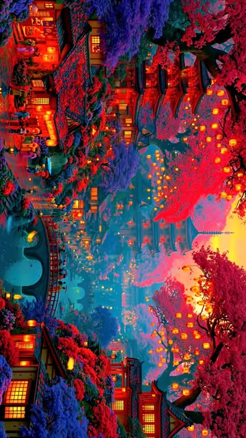 Deep Color Edition 2❤️ Created using @higgsfield.ai #Dreamcore #Fantasy #Cinematic #Samurai #Dreamscape