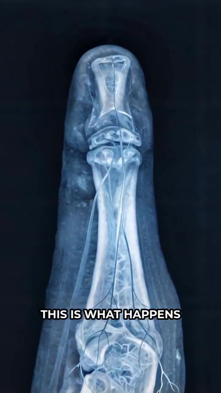 Ever wondered what a cold burn looks like from the inside.