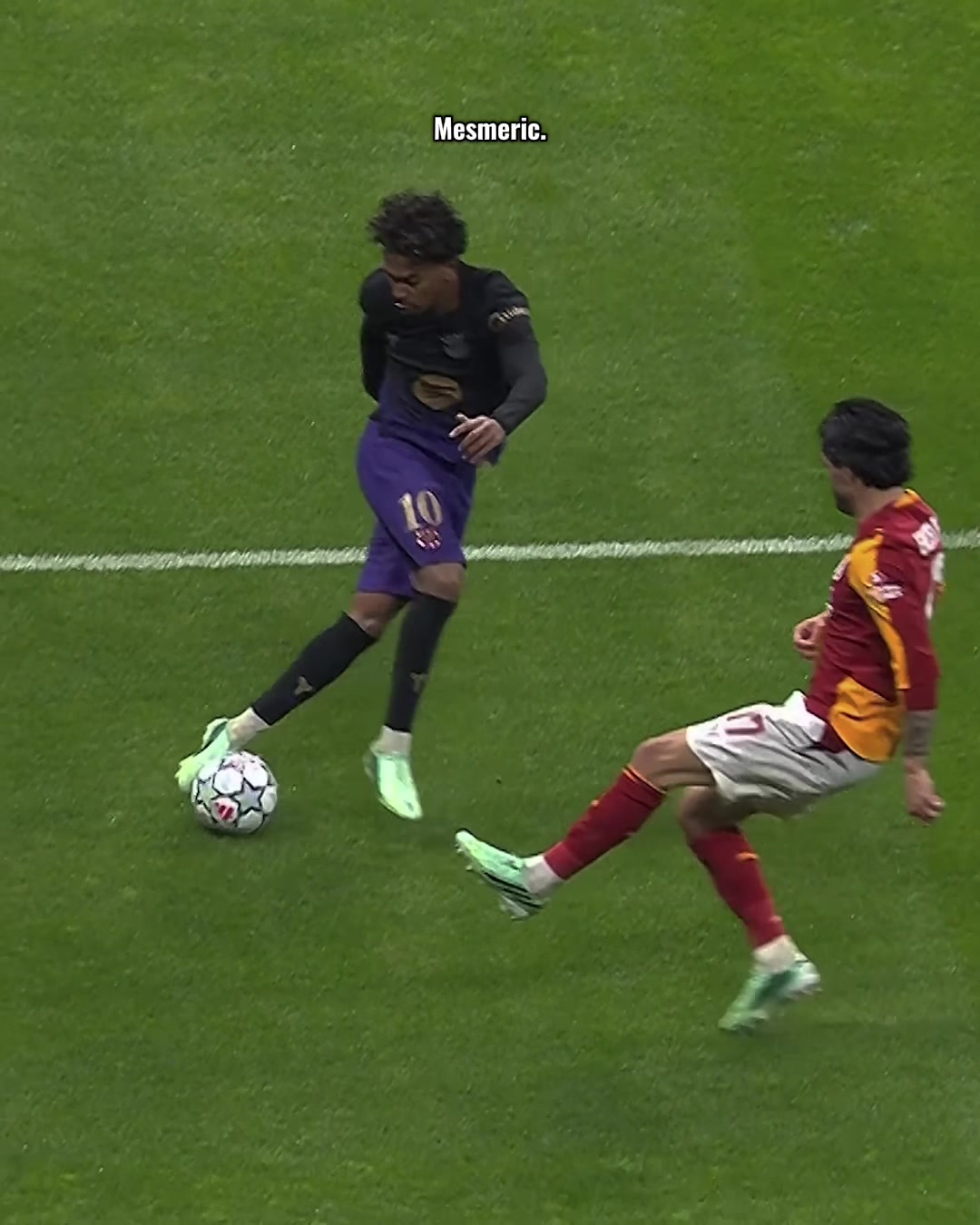 Lamine Yamal. #UCL #GalatasarayvsBarcelona