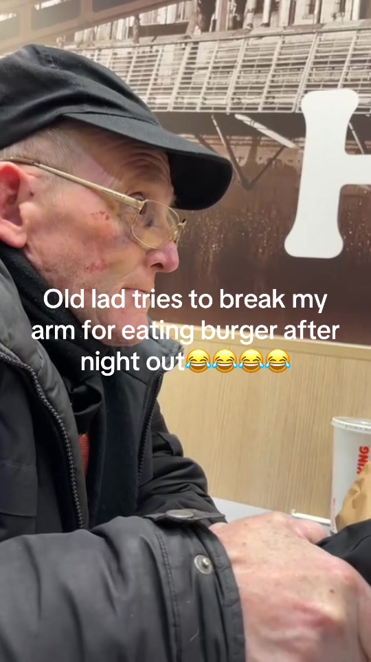 Nah wtf🤣 #oldchap #dublin #nightout #burger #madam
