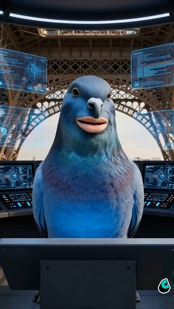 Pigeon advertising