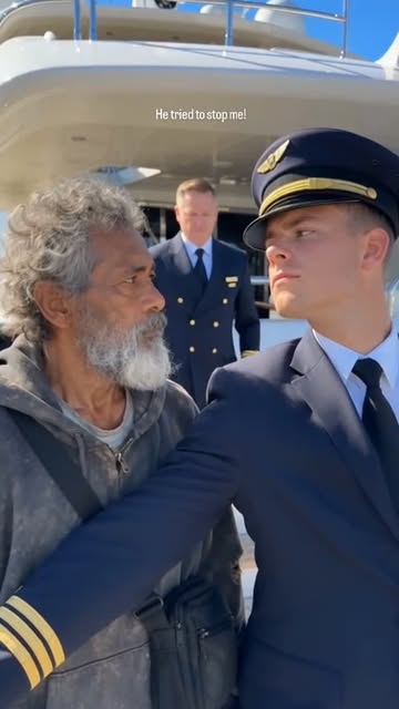 👉 @justanoldman_ He tried to stop me, but whose yatch was it? 👀