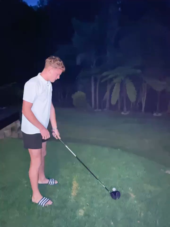 golfing