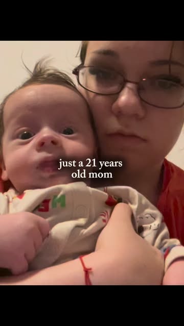 Just a 21-year-old mom… running on 3 hours of sleep and pure delusion. #youngmom #momlife #momhumor #sleepdeprivedmom...