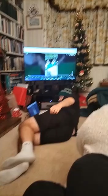 Christmas time back in the day with family